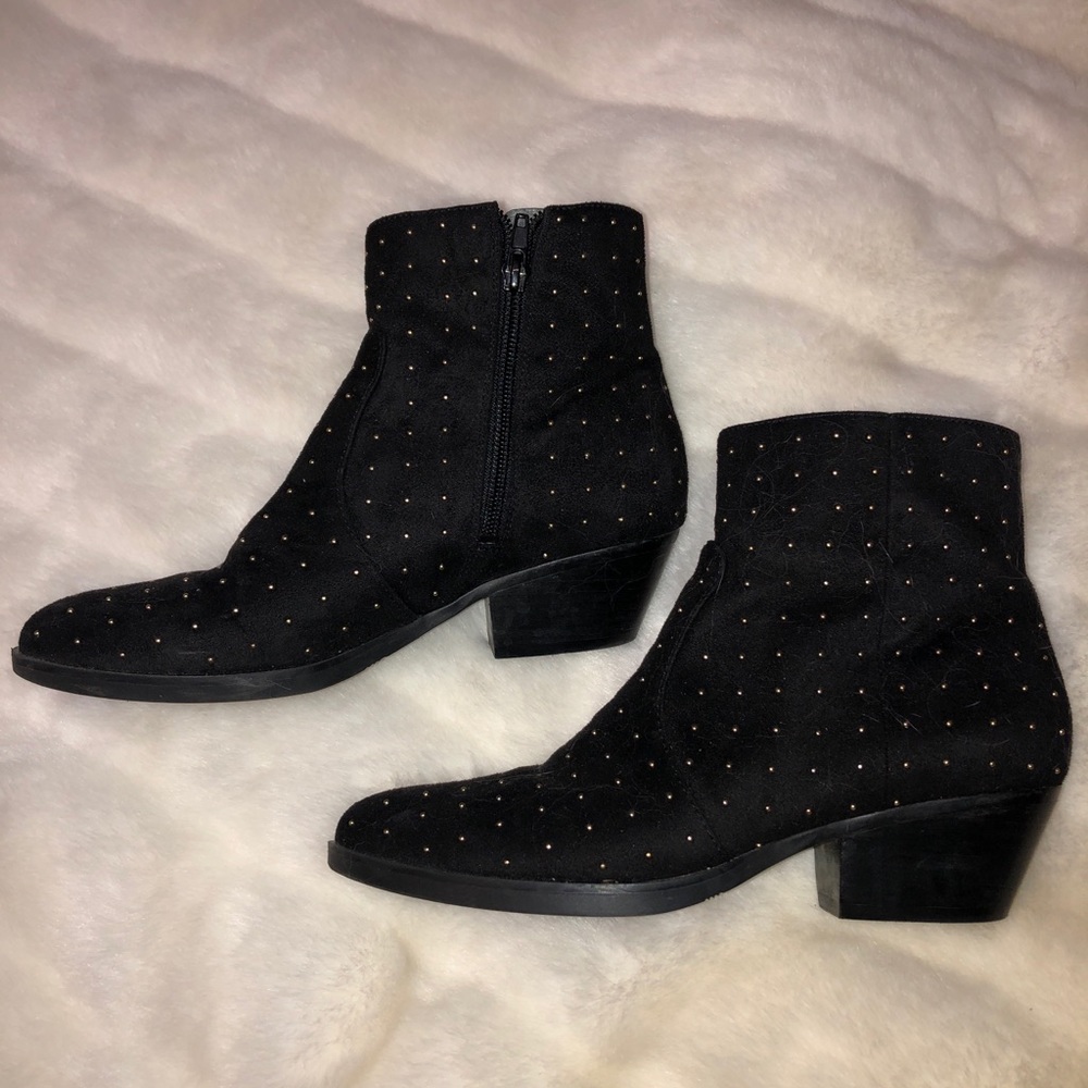 Gold Studded Booties - image 5